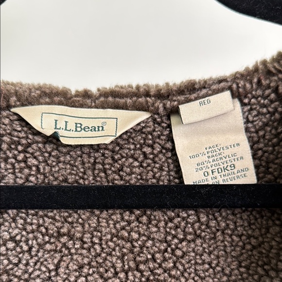 L.L. Bean Brown Teddy Jacket - Picture 3 of 7